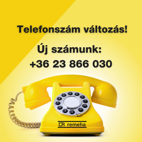 Központi telefonszámunk megváltozott!